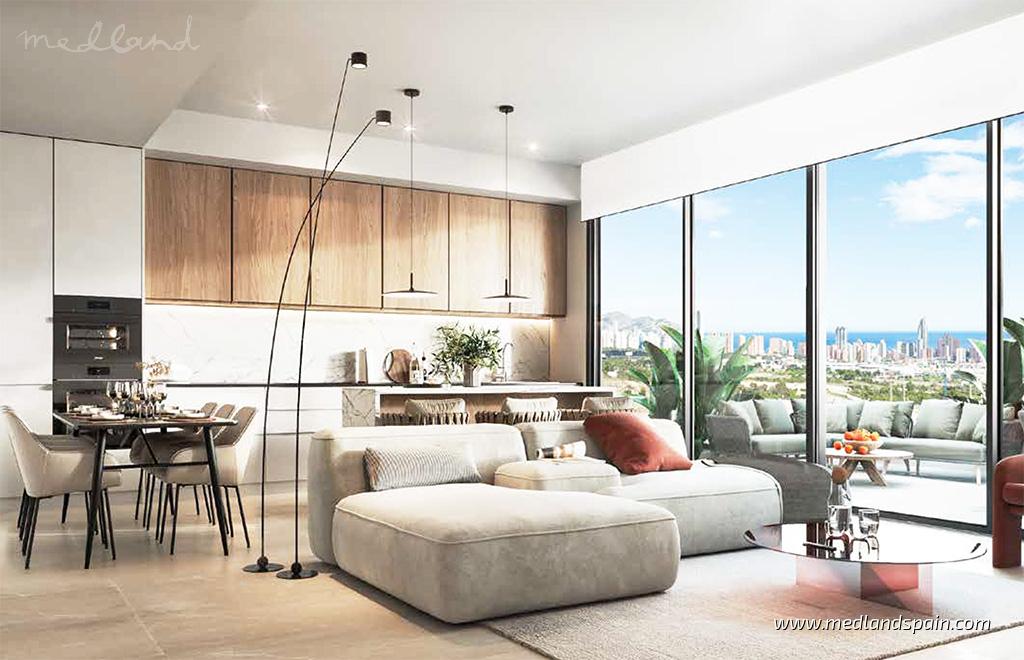 Huoneisto Finestrat, Alicante, Espanja 2 makuuhuonetta, 158.91 m2 No. 148461