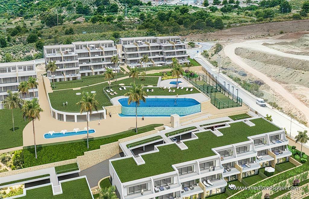 Huoneisto Finestrat, Alicante, Espanja 2 makuuhuonetta, 158.91 m2 No. 148461