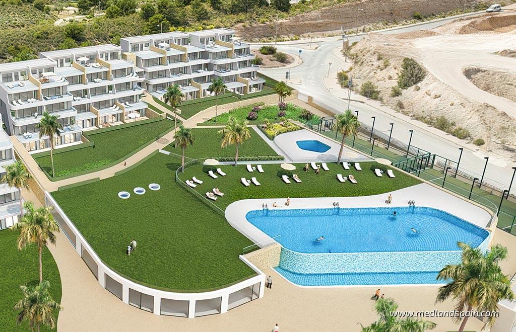 Huoneisto Finestrat, Alicante, Espanja 2 makuuhuonetta, 158.91 m2 No. 148461