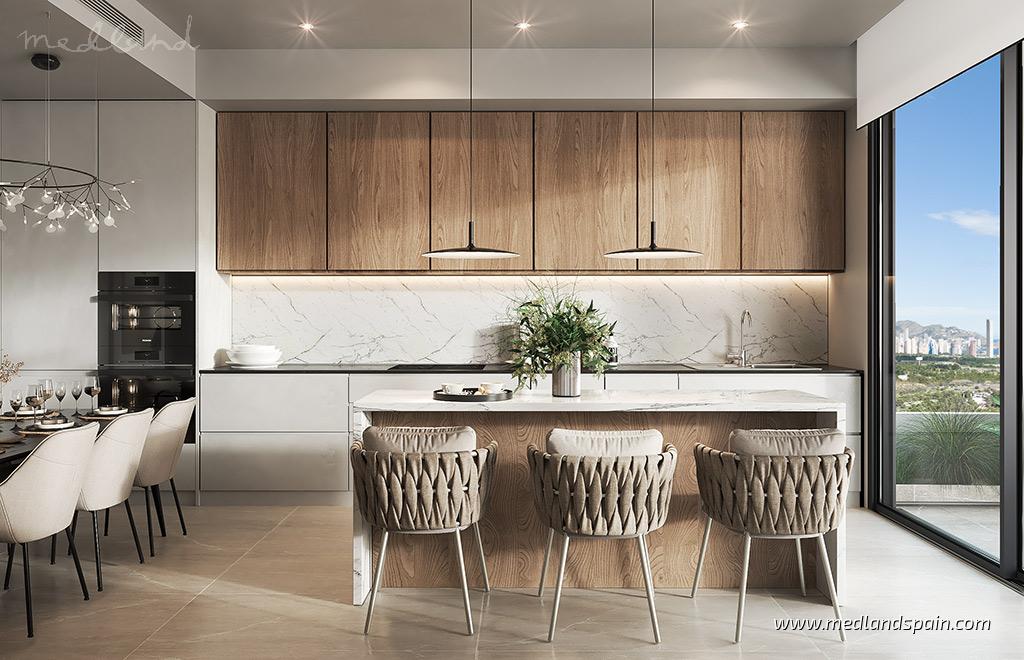 Huoneisto Finestrat, Alicante, Espanja 2 makuuhuonetta, 158.91 m2 No. 148461