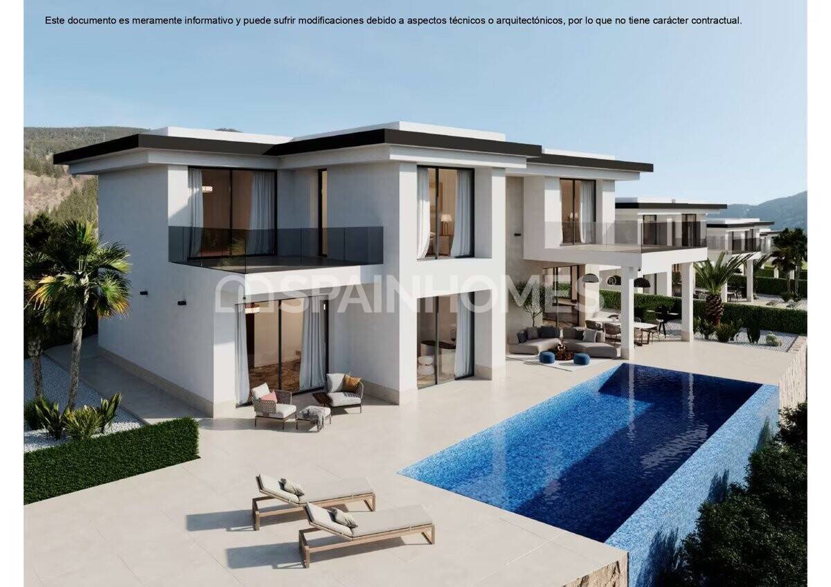 Villa in Finestrat, Alicante, Spain 4 bedrooms, 435 sq.m. No. 60788