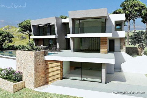 Huvila Cumbre Del Sol, Alicante, Espanja 3 makuuhuonetta, 222 m2 No. 144497