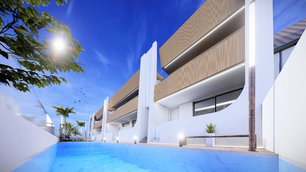Appartamento a San Pedro del Pinatar, Murcia, Spagna 2 camere da letto, 63 mq. N° 145010
