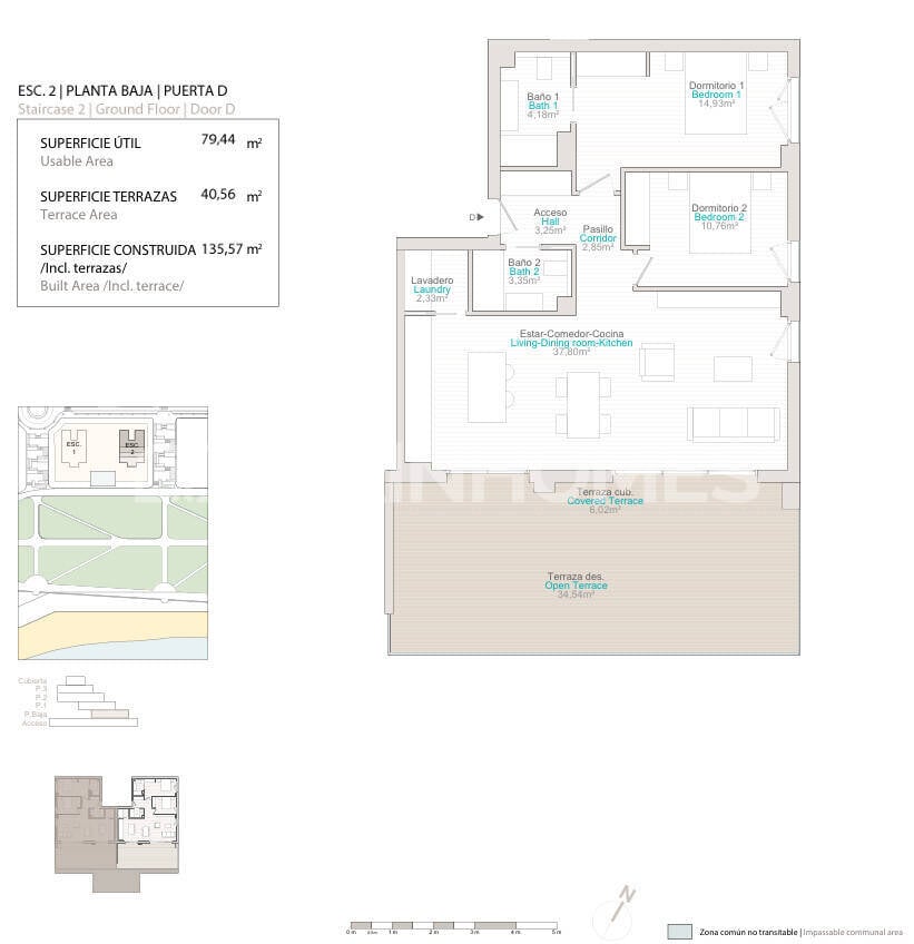 Apartamento en Villajoyosa, Alicante, España 2 dormitorios, 79 m2 No. 196281