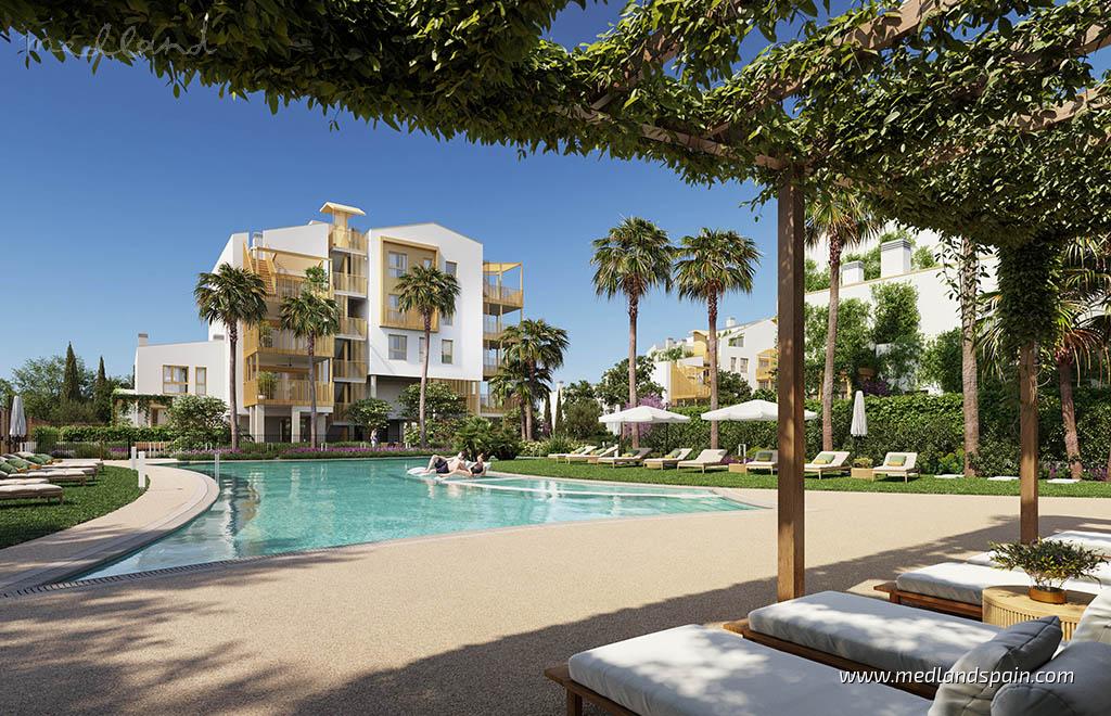Lägenhet i Denia, Alicante, Spanien 2 sovrum, 66 kvm. Nr. 104973