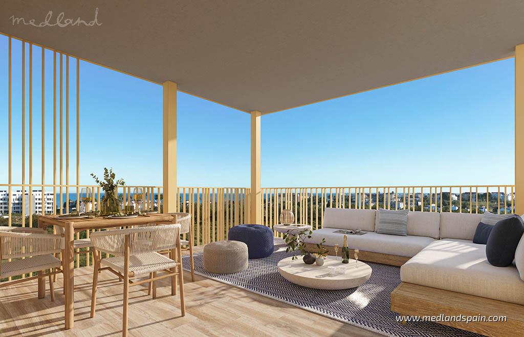 Lägenhet i Denia, Alicante, Spanien 2 sovrum, 66 kvm. Nr. 104973