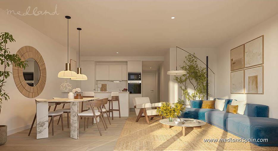 Lägenhet i Denia, Alicante, Spanien 2 sovrum, 66 kvm. Nr. 104973