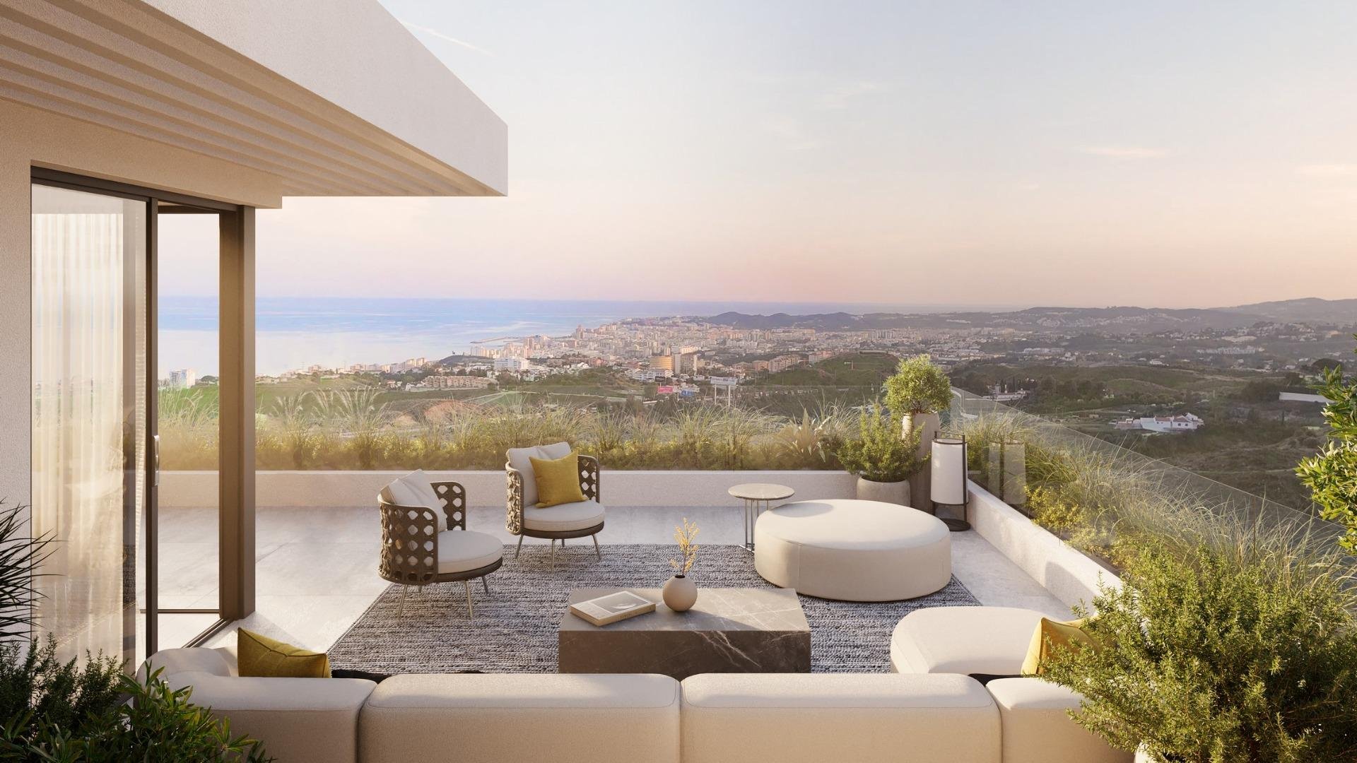 Takvåning i Mijas, Malaga, Spanien 3 sovrum, 356 kvm. Nr. 169356