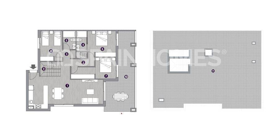 Penthauss Torrevieja, Alicante, Spānijā 3 istabas, 100 m2 Nr. 167923