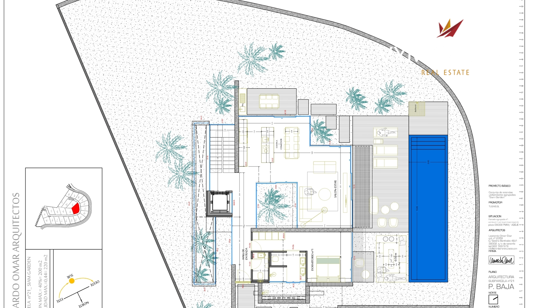 Villa in San Eugenio, Tenerife, Spanien 3 Schlafzimmer, 280 m2 Nr. 187481