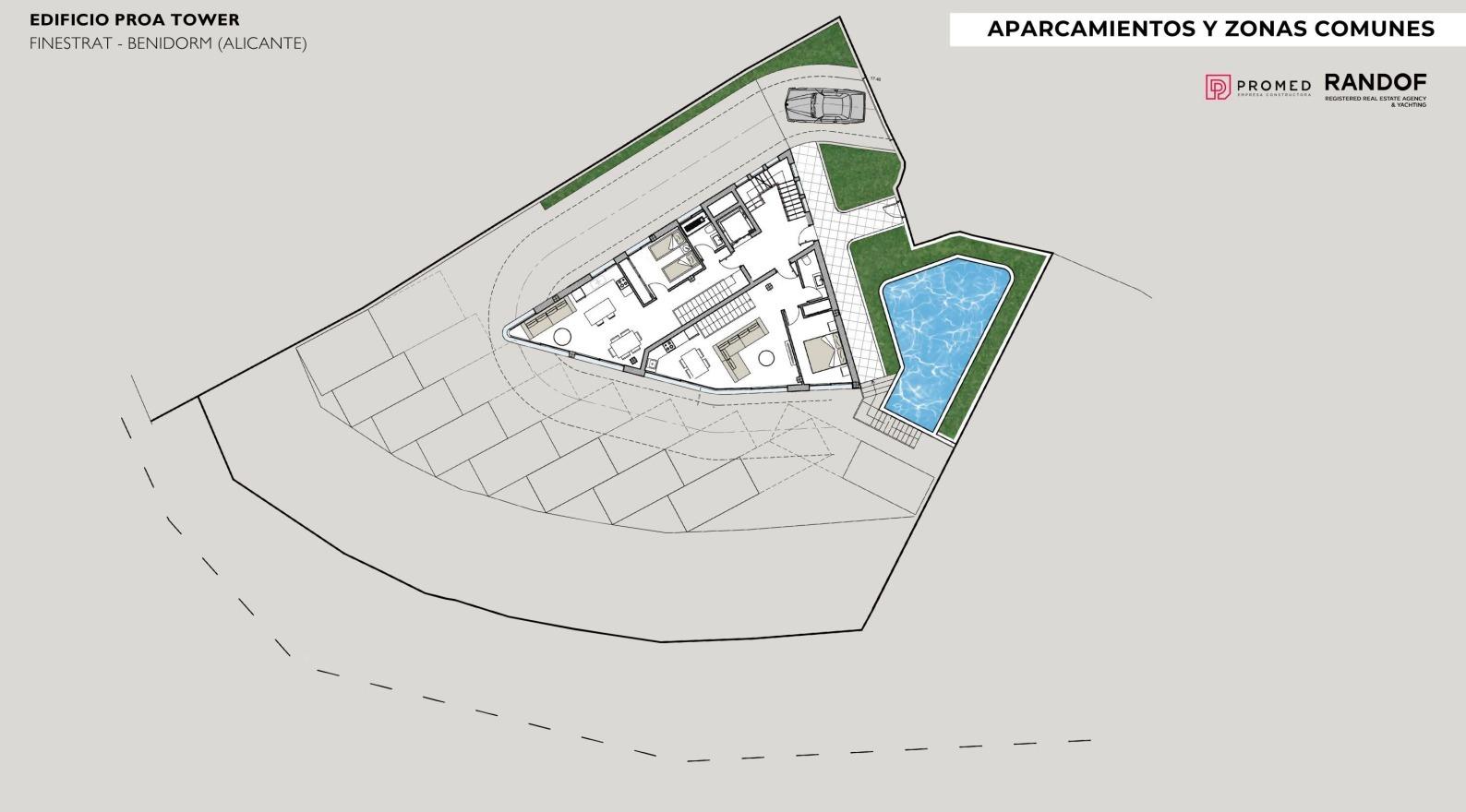 Attico a Finestrat, Alicante, Spagna 3 camere da letto, 283.7 mq. N° 165582