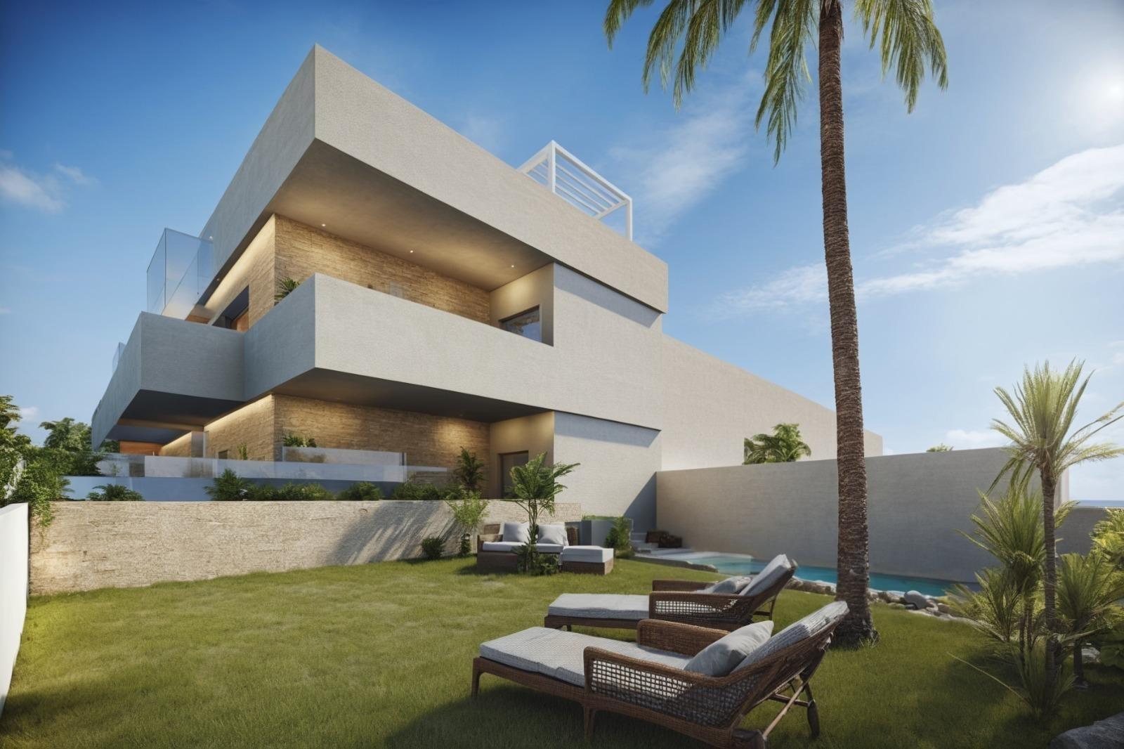 Bungalow i San Pedro del Pinatar, Murcia, Spanien 2 sovrum, 66 kvm. Nr. 111159