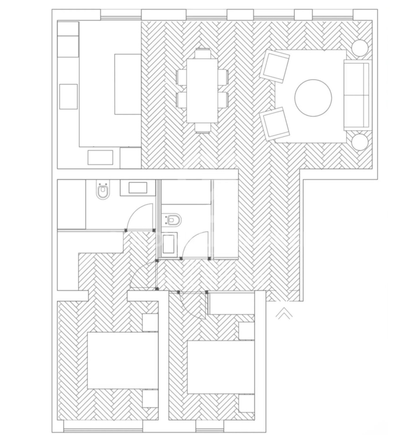 Wohnung in Madrid, Spanien 2 Schlafzimmer, 103 m2 Nr. 179137