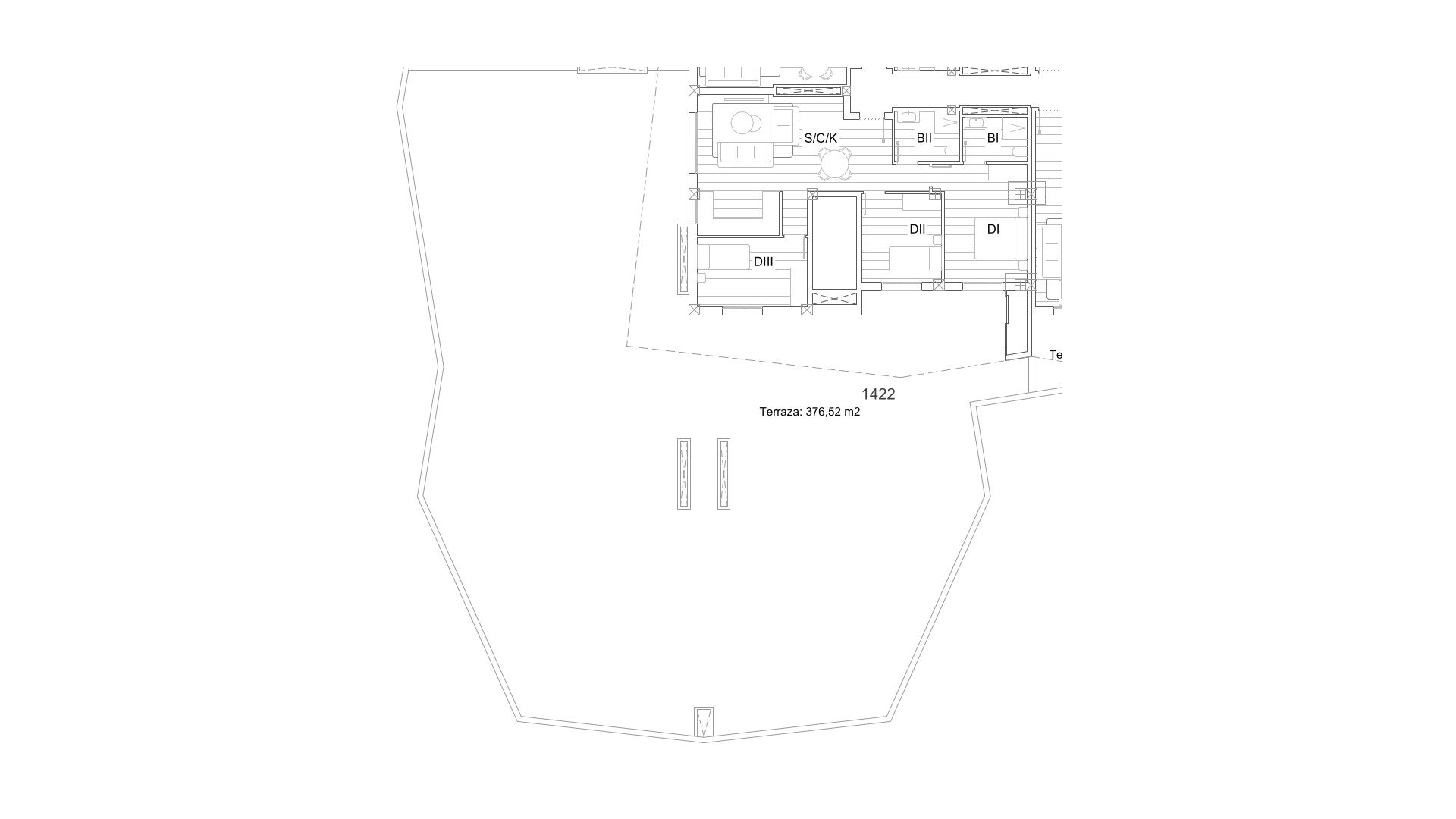 Apartment in CRUISE RESORT, San Miguel de Salinas, Alicante, Spain 3 bedrooms, 456.88 sq.m. No. 171946