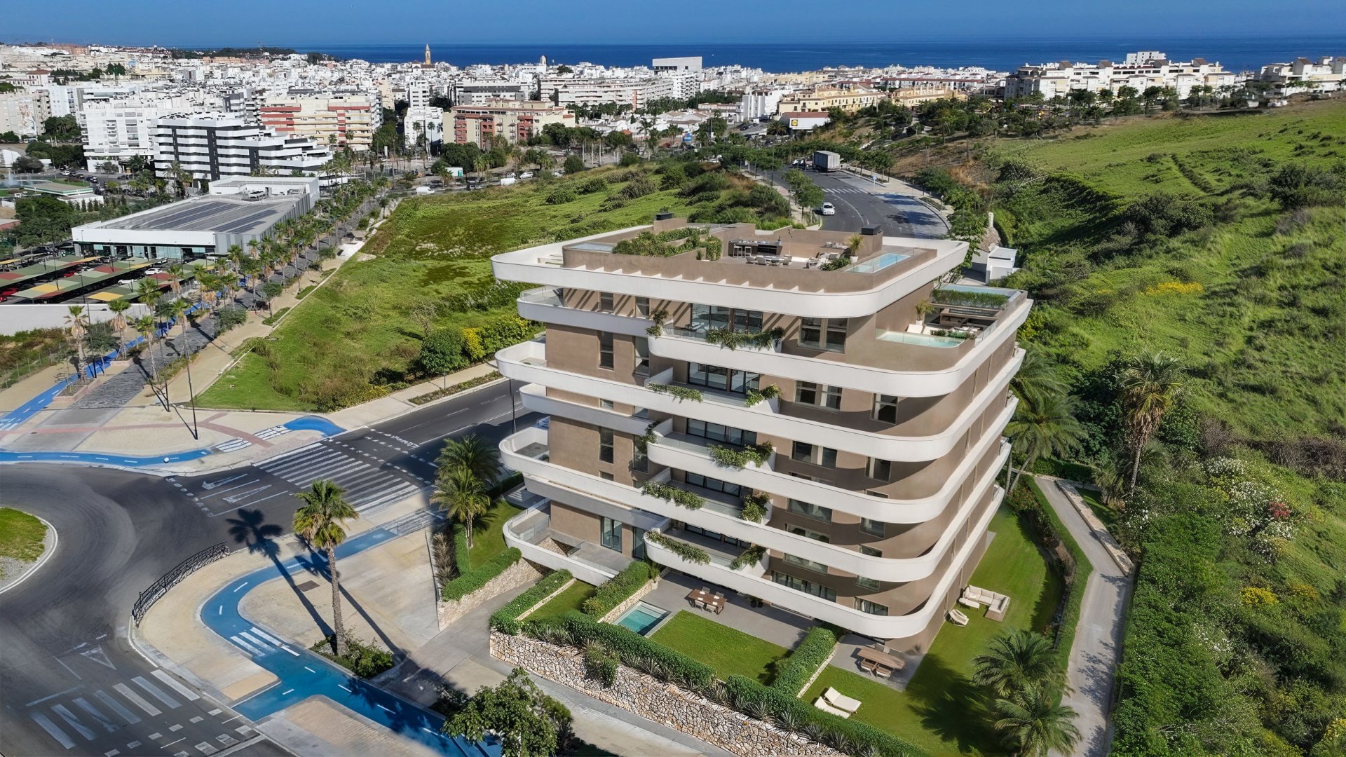 Lägenhet i Estepona, Malaga, Spanien 3 sovrum, 105 kvm. Nr. 180704
