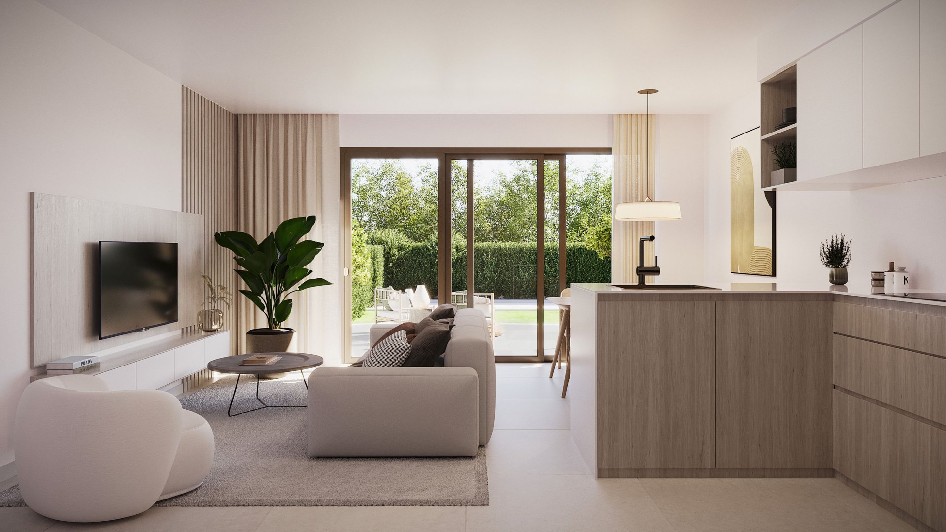 Lägenhet i Estepona, Malaga, Spanien 3 sovrum, 105 kvm. Nr. 180704