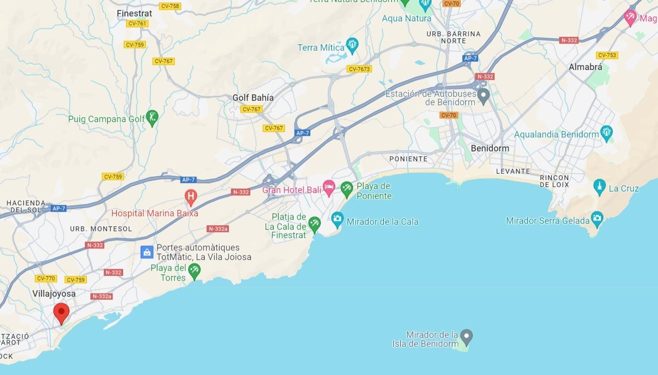 Lägenhet i Villajoyosa, Alicante, Spanien 3 sovrum, 126.97 kvm. Nr. 165389