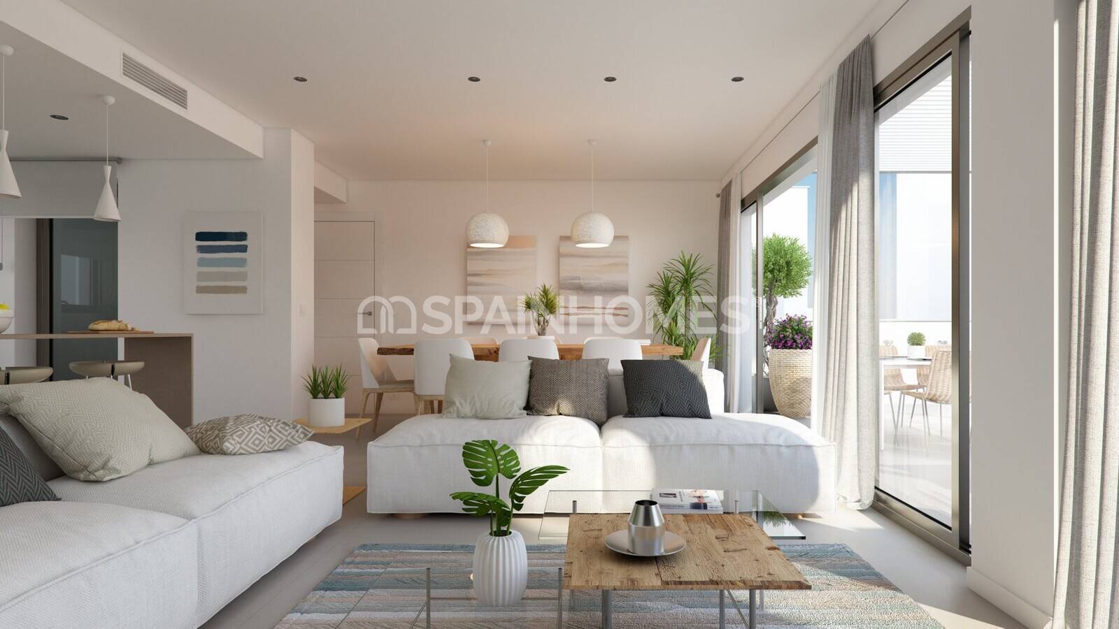 Apartamento en Casares, Málaga, España 2 dormitorios, 77 m2 No. 155892