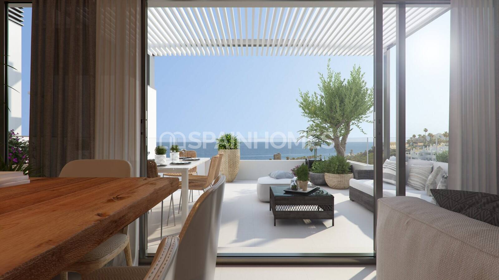 Apartamento en Casares, Málaga, España 2 dormitorios, 77 m2 No. 155892