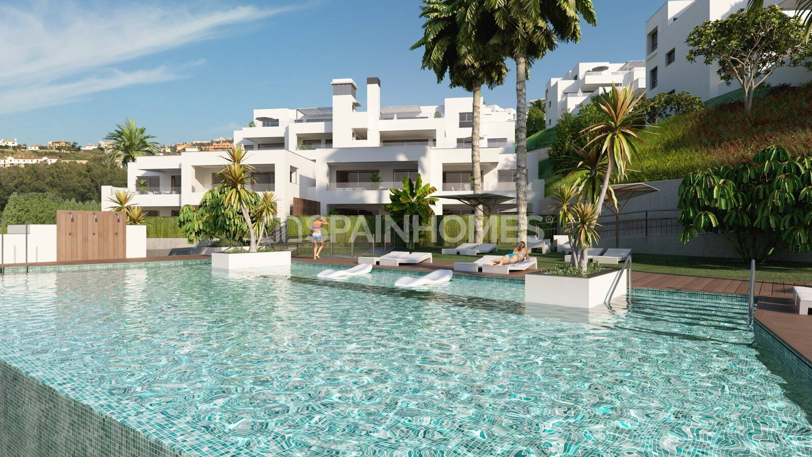 Apartament w Casares, Malaga, Hiszpania 2 sypialnie, 77 mkw. nr 155893