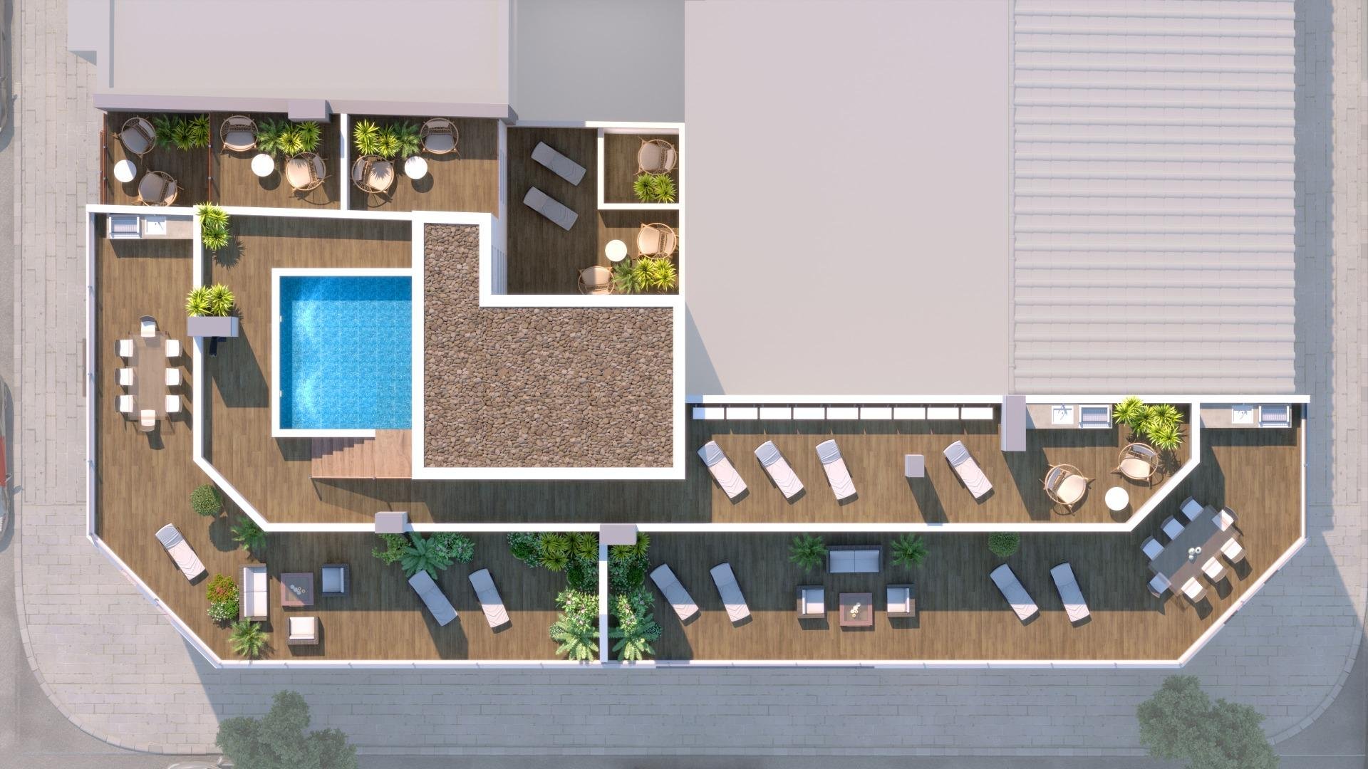 Appartamento a Alicante, Spagna 1 camera da letto, 67.71 mq. N° 165442