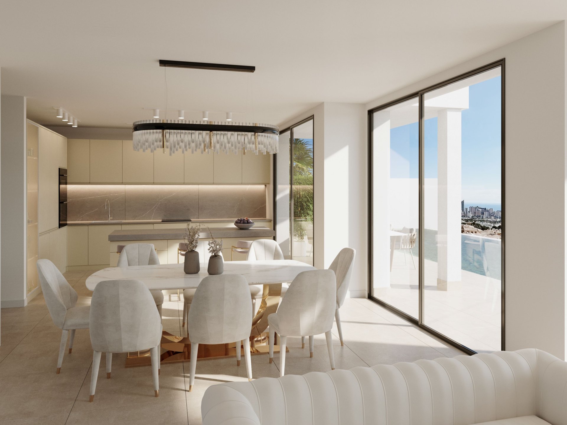 Villa i Finestrat, Alicante, Spanien 5 sovrum, 365 kvm. Nr. 188781