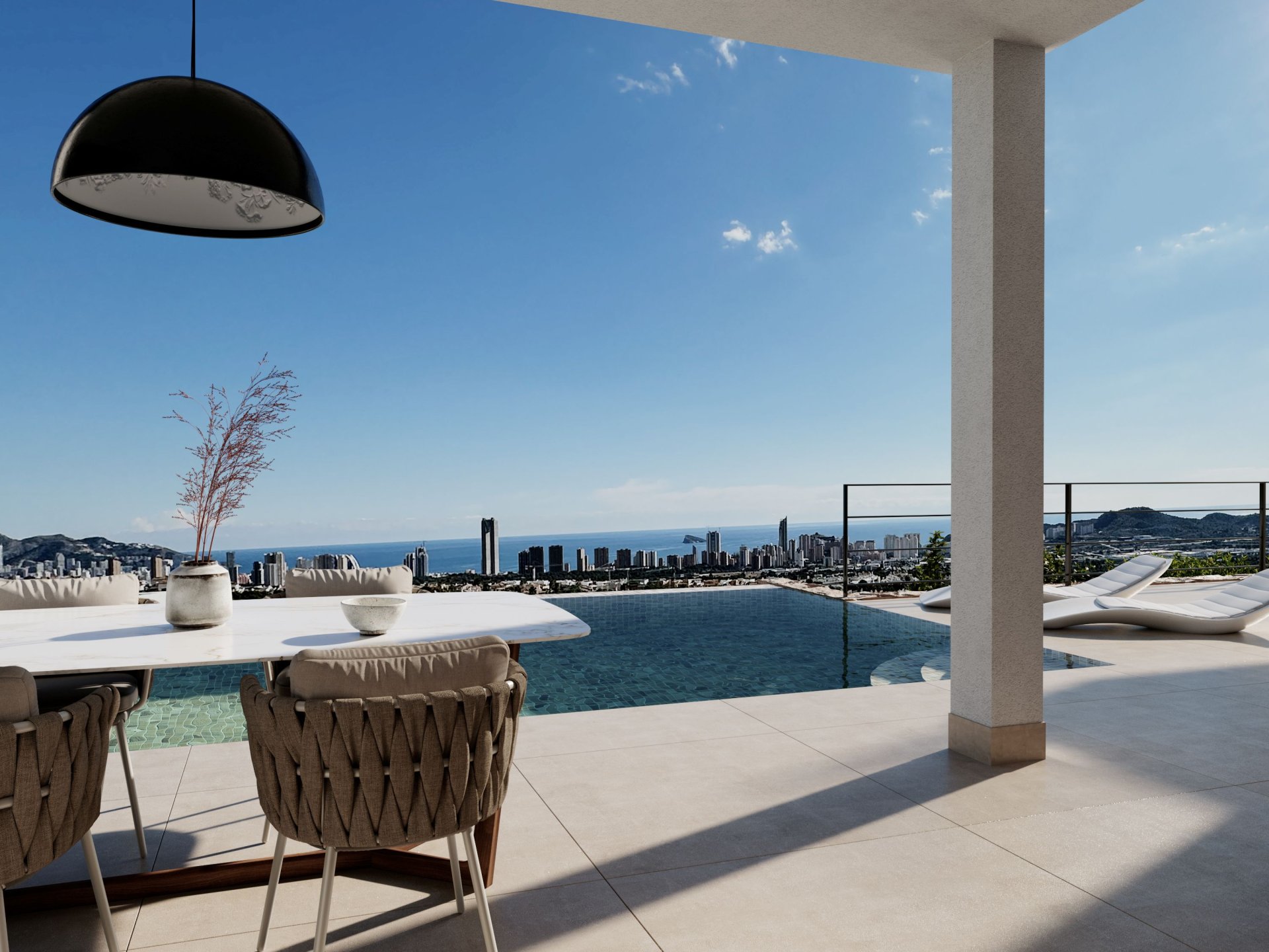 Villa i Finestrat, Alicante, Spanien 5 sovrum, 365 kvm. Nr. 188781