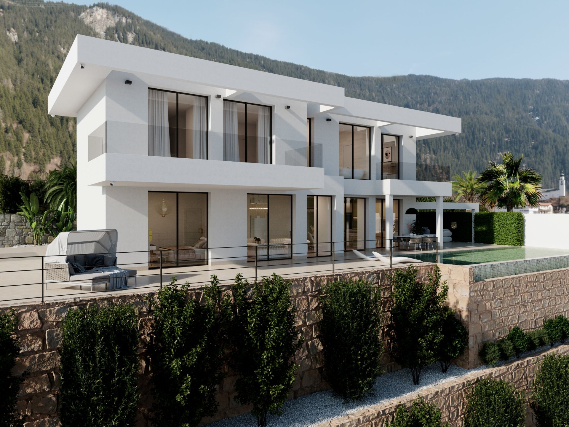 Villa i Finestrat, Alicante, Spanien 5 sovrum, 365 kvm. Nr. 188781