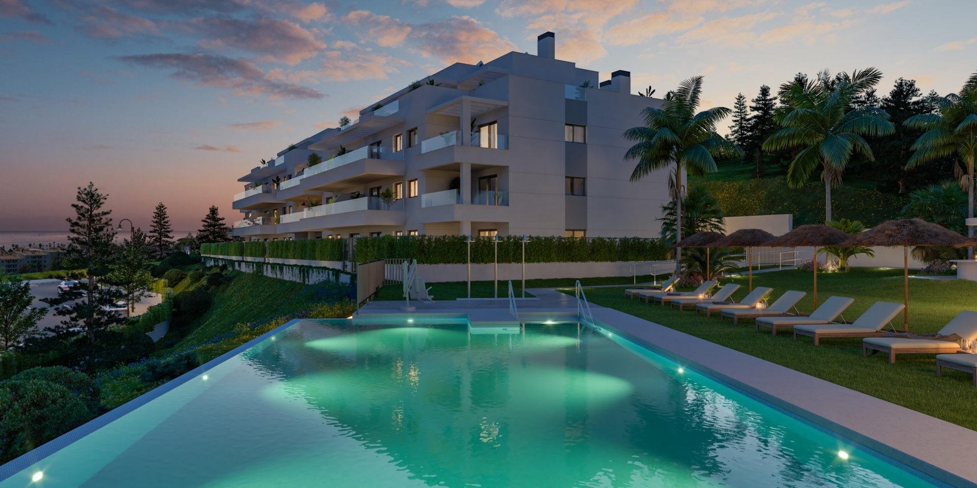 Apartment in Mijas, Malaga, Spain 3 bedrooms, 127 sq.m. No. 169388