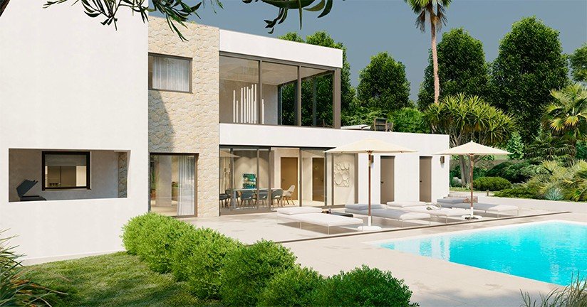 Villa i Santa Ponsa, Mallorca, Spanien 6 sovrum, 408 kvm. Nr. 155001