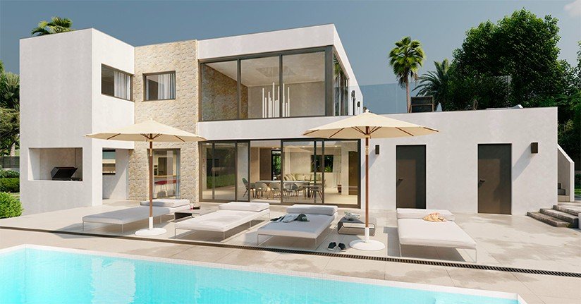 Villa i Santa Ponsa, Mallorca, Spanien 6 sovrum, 408 kvm. Nr. 155001