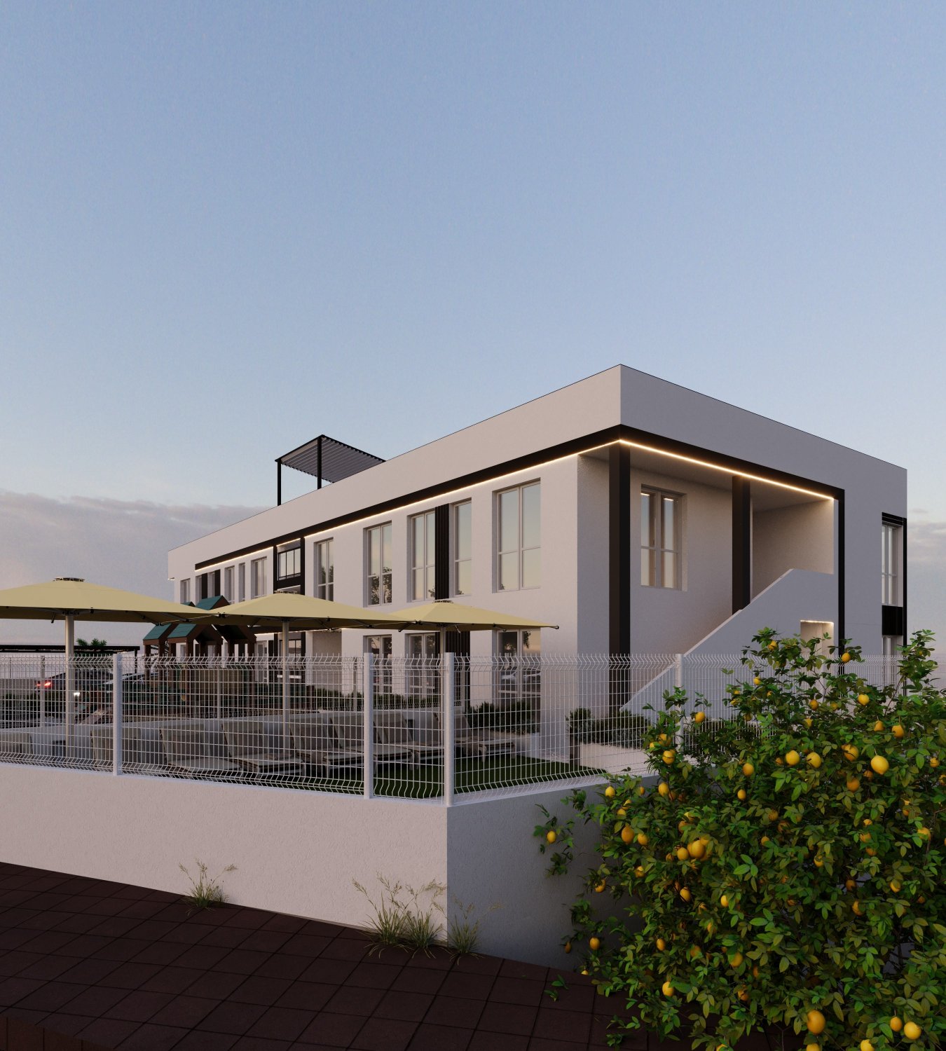 Kattohuoneisto Finestrat, Alicante, Espanja 1 makuuhuone,  No. 184586