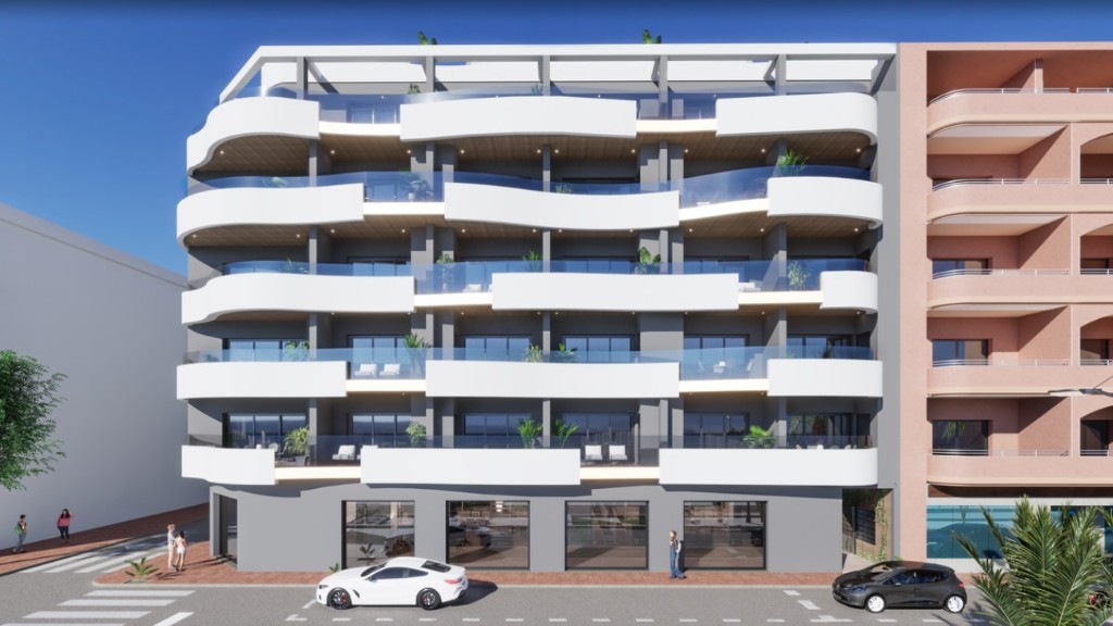 Apartament w Torrevieja, Alicante, Hiszpania 3 sypialnie, 110 mkw. nr 145140