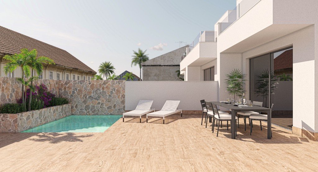 Villa in Pilar de la Horadada, Alicante, Spain 3 bedrooms, 106 sq.m. No. 145138