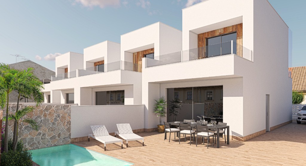 Villa in Pilar de la Horadada, Alicante, Spain 3 bedrooms, 106 sq.m. No. 145138