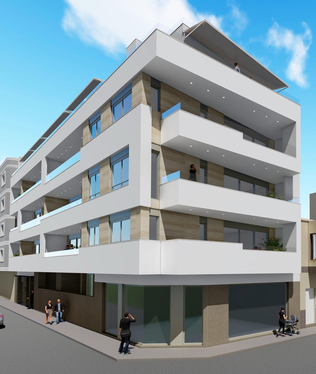 Apartment à Torrevieja, Alicante, Espagne 1 chambre, 63 m2 No. 189348
