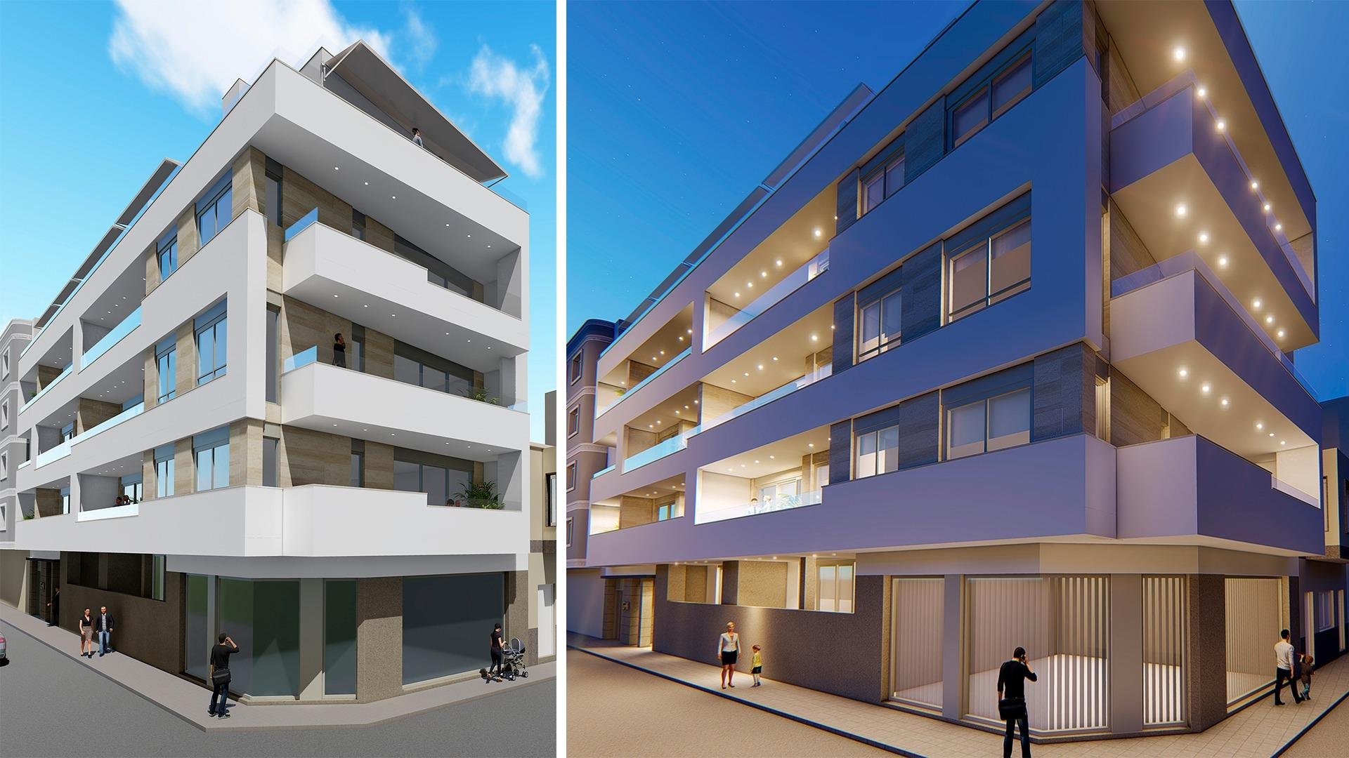 Apartment à Torrevieja, Alicante, Espagne 1 chambre, 63 m2 No. 189348
