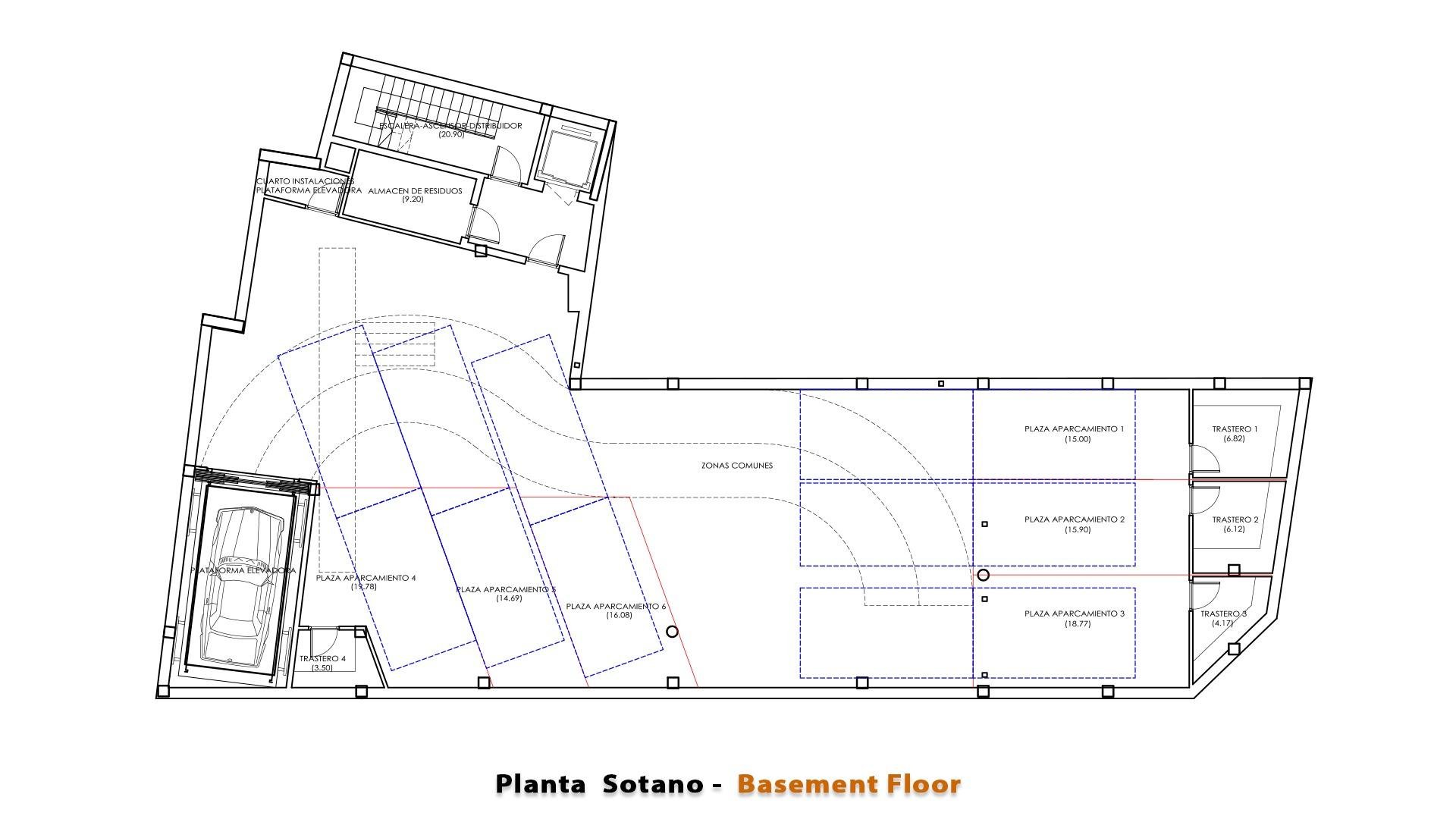 Apartment à Torrevieja, Alicante, Espagne 1 chambre, 63 m2 No. 189348
