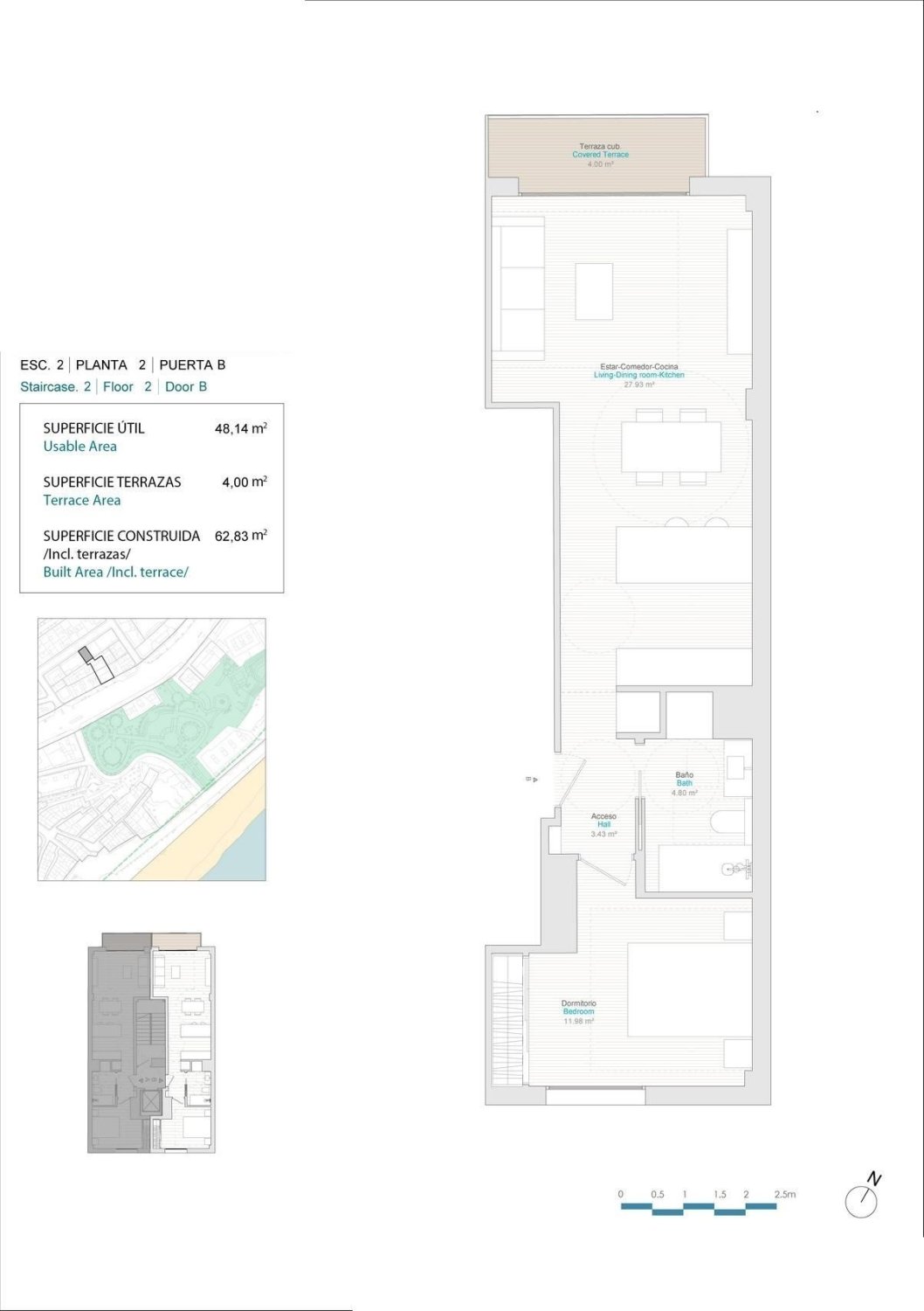 Dzīvoklis Villajoyosa, Alicante, Spānijā 1 istaba, 48 m2 Nr. 135124