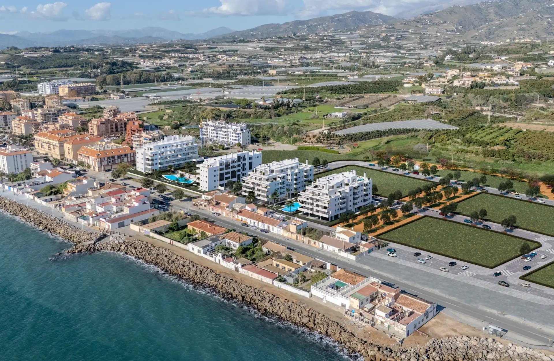 Apartment in Velez-Malaga, Malaga, Spain 3 bedrooms, 101 sq.m. No. 135594