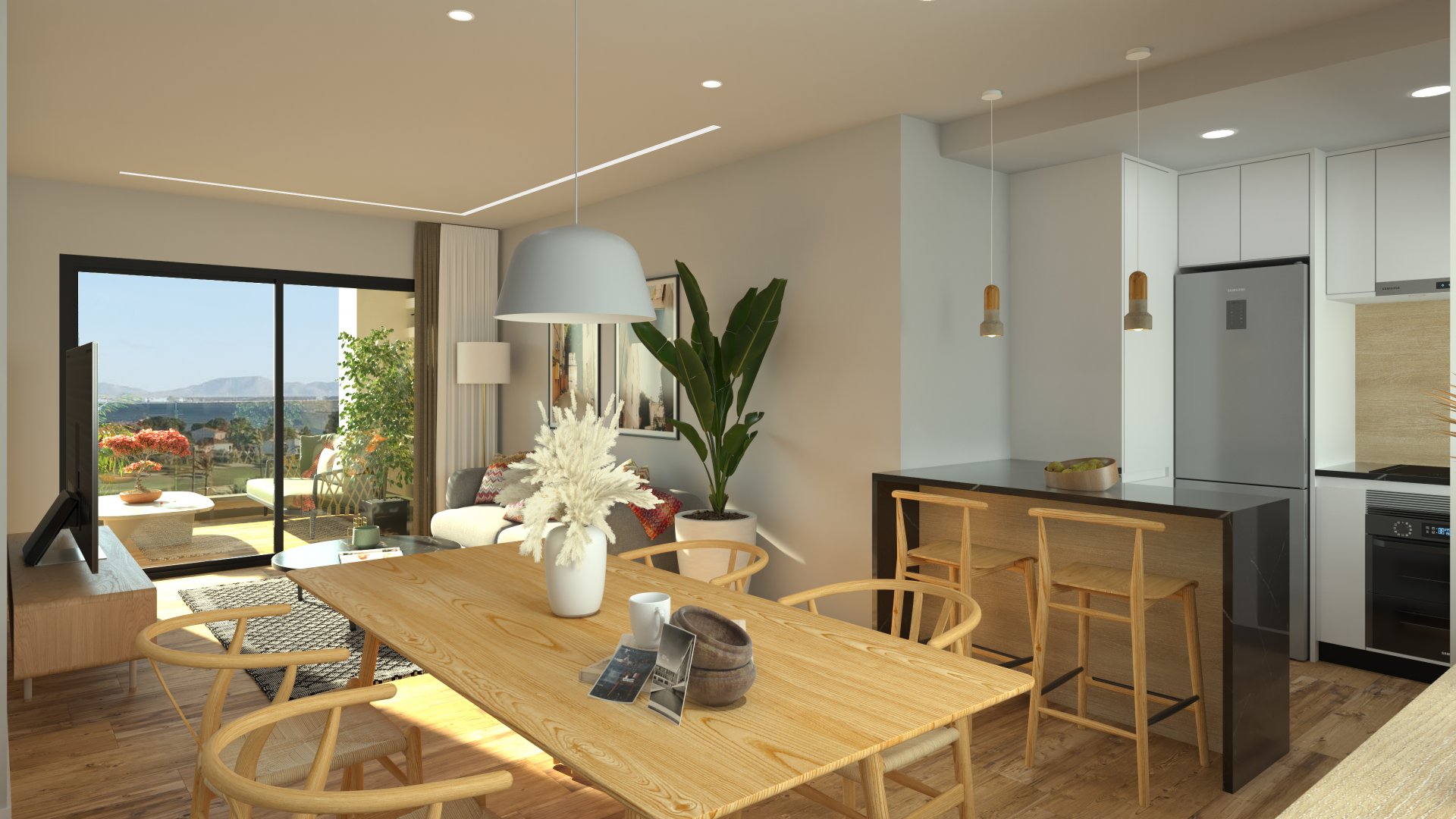 Penthäuser in Los Alcazares, Murcia, Spanien 3 Schlafzimmer, 110 m2 Nr. 110318