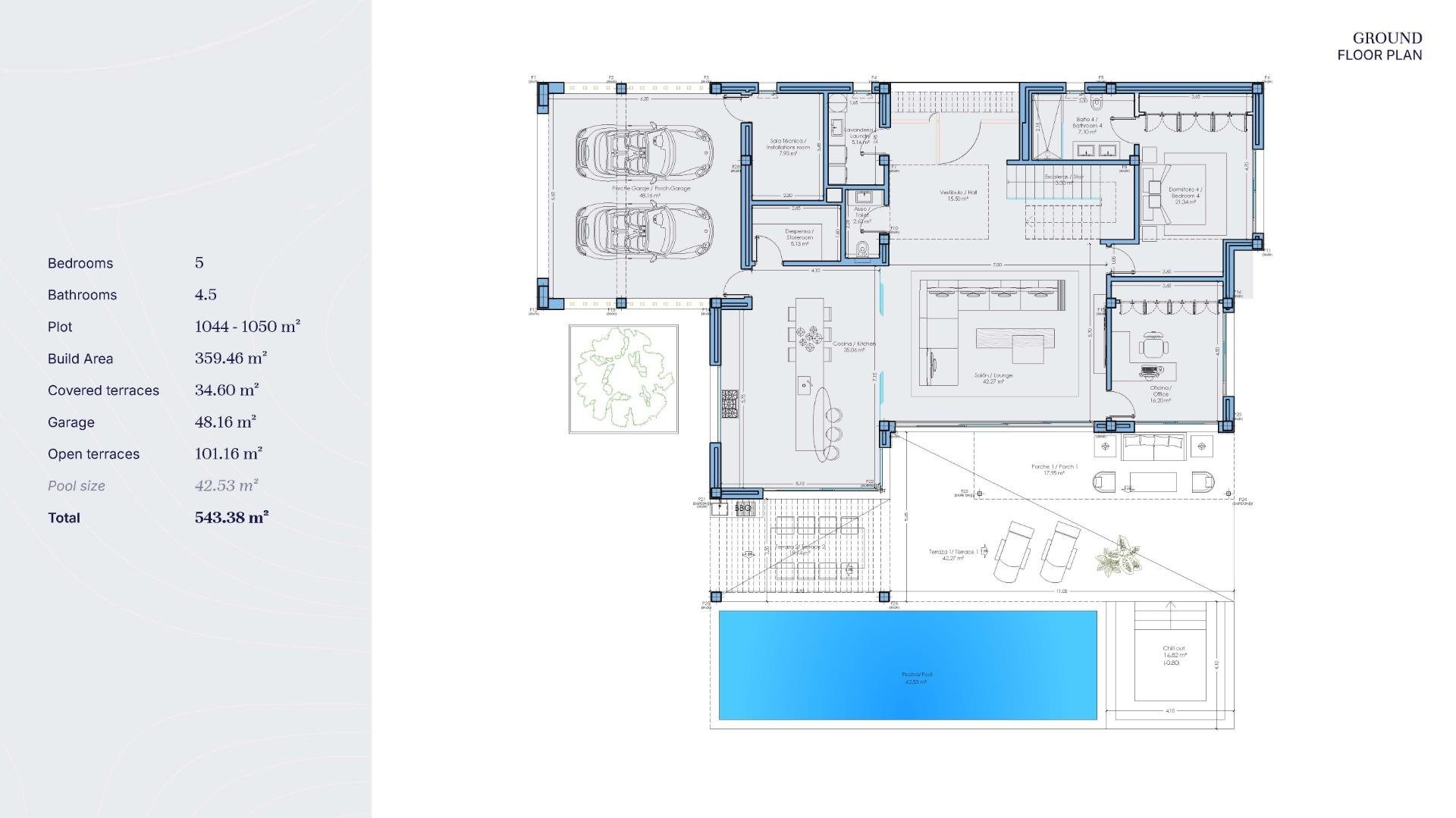 Villa in Estepona, Malaga, Spain 5 bedrooms, 359 sq.m. No. 169676