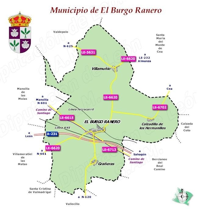 Hotelli El Burgo Ranero, Leon, Espanja 11 makuuhuonetta, 483 m2 No. 152268