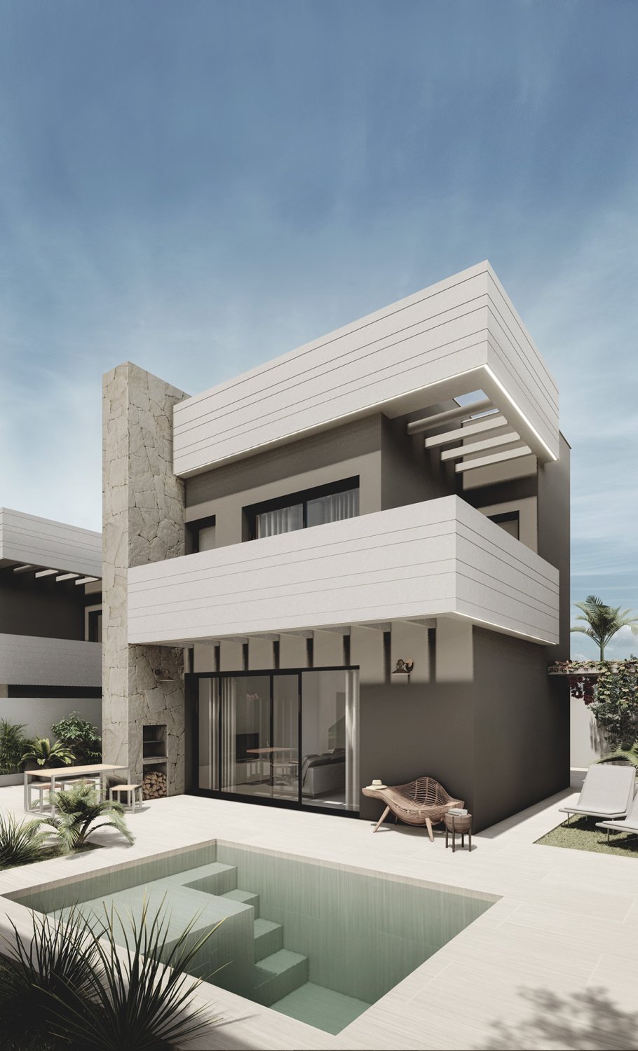 Huvila San Juan de Terreros, Almeria, Espanja 3 makuuhuonetta, 125 m2 No. 180384