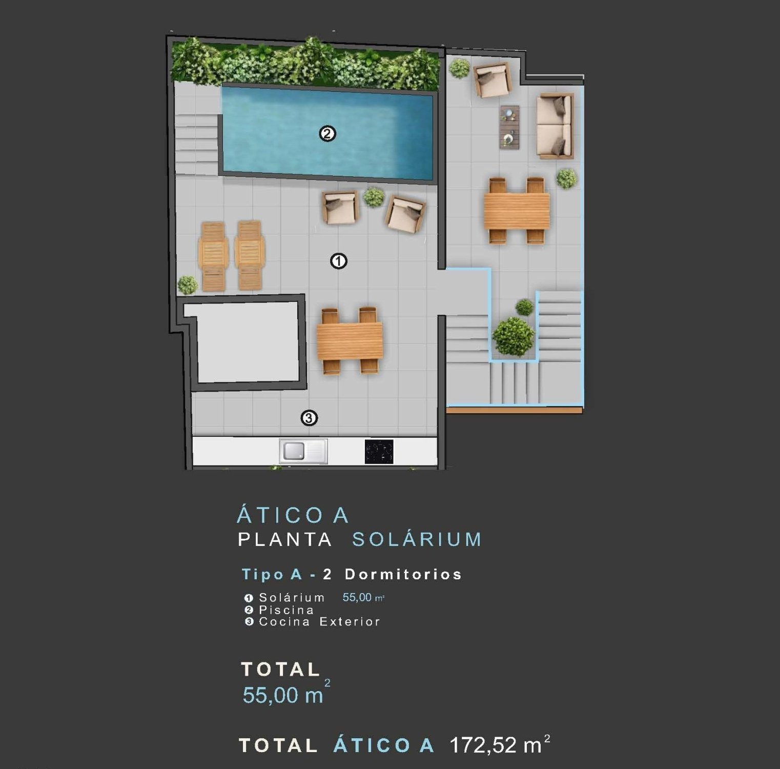 Apartment à Torrevieja, Alicante, Espagne 2 chambres, 90 m2 No. 155305