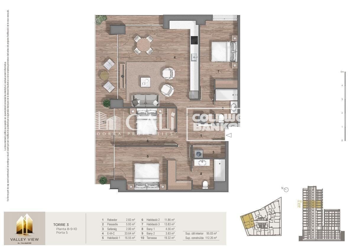 Apartament w Principado De Andorra (Ninguna Poblacion Tiene C.P.), Lleida, Hiszpania 3 sypialnie, 132 mkw. nr 178909