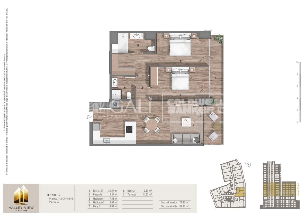 Dzīvoklis Principado De Andorra (Ninguna Poblacion Tiene C.P.), Lleida, Spānijā 2 istabas, 96 m2 Nr. 178914