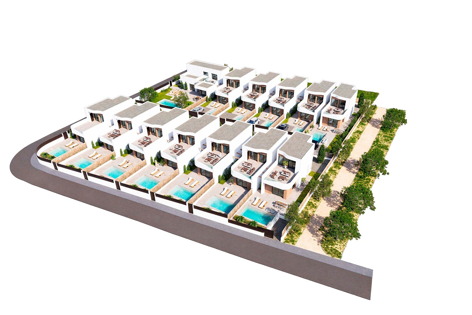 Villa in Alicante, Spain 3 bedrooms, 113 sq.m. No. 154746