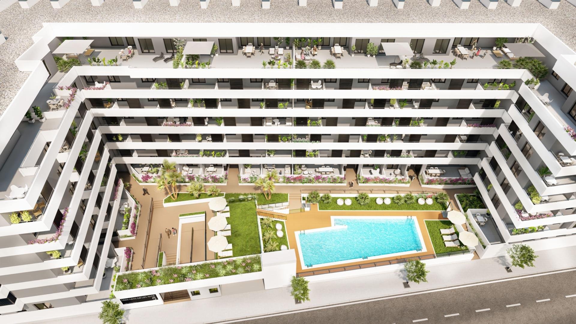 Apartment in Aguilas, Murcia, Spain 2 bedrooms, 59 sq.m. No. 168848