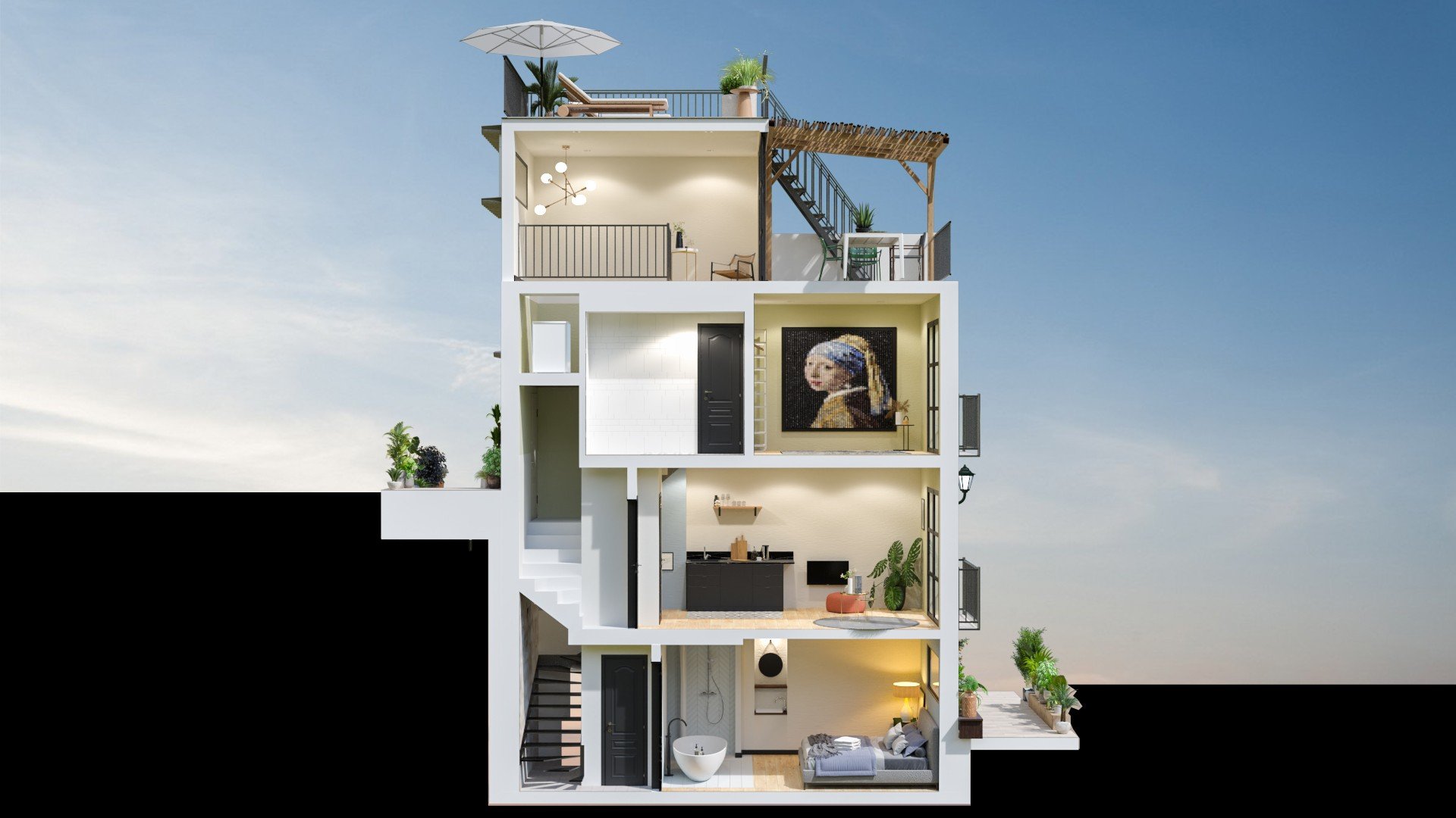 Dzīvoklis Alicante, Spānijā 2 istabas, 110 m2 Nr. 155078